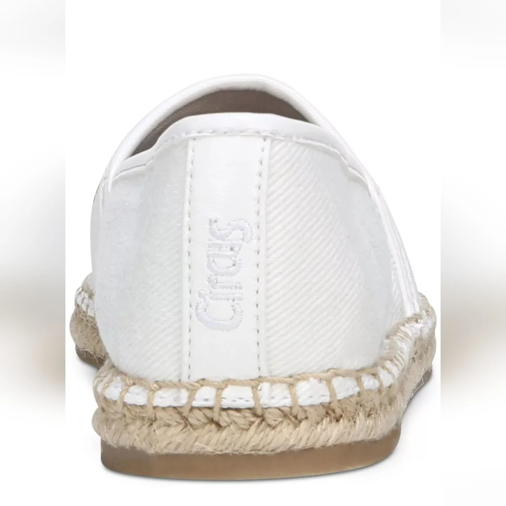 CIRCUS BY SAM EDELMAN Womens White Tropical Leni Espadrille Shoes, Size 6M